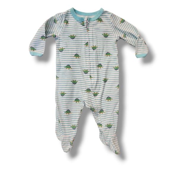 Emporio Baby Dino Stripe Footies - Picture 1 of 2